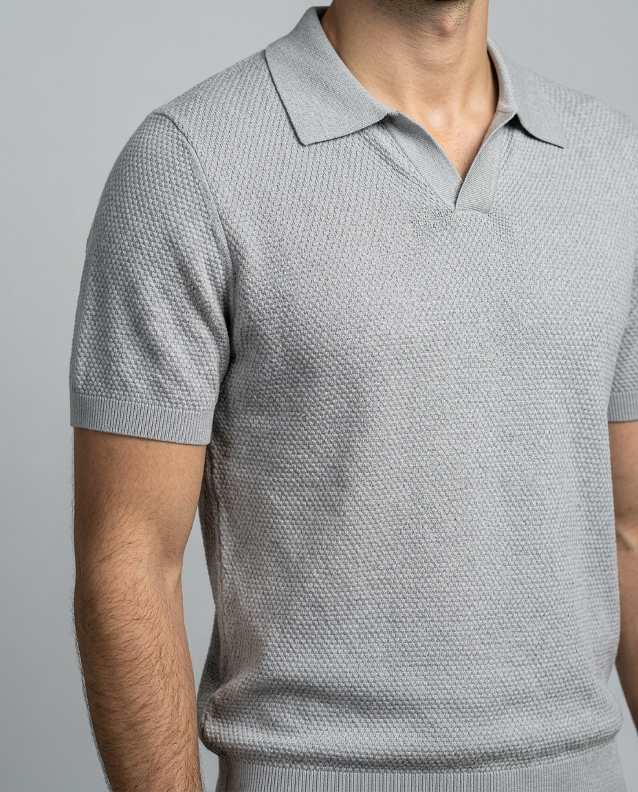 Camisa Polo Fiorano  Cinza