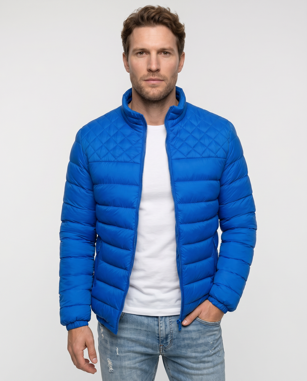 Jaqueta Puffer Ravello Azul