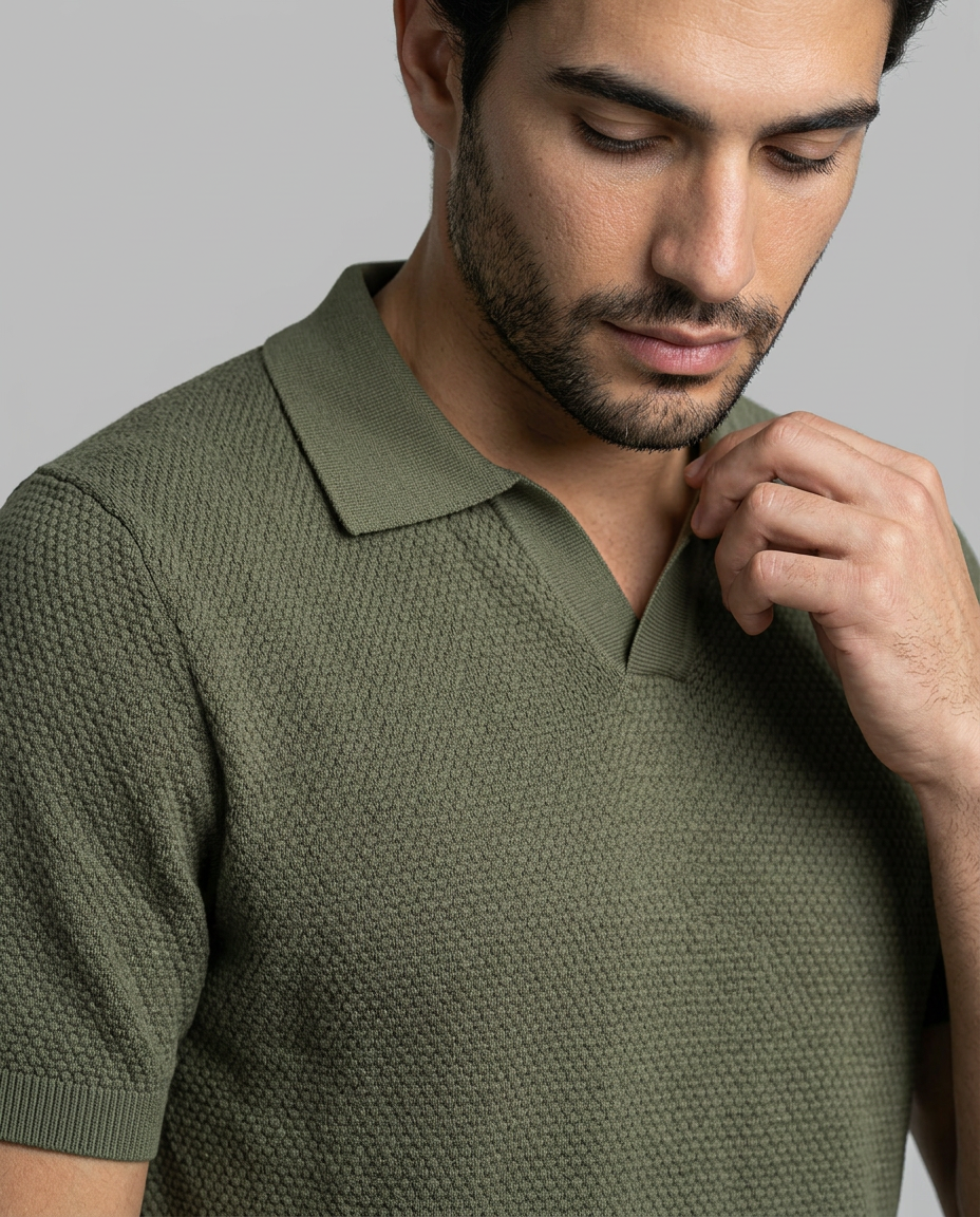 Camisa Polo Fiorano Verde Musgo