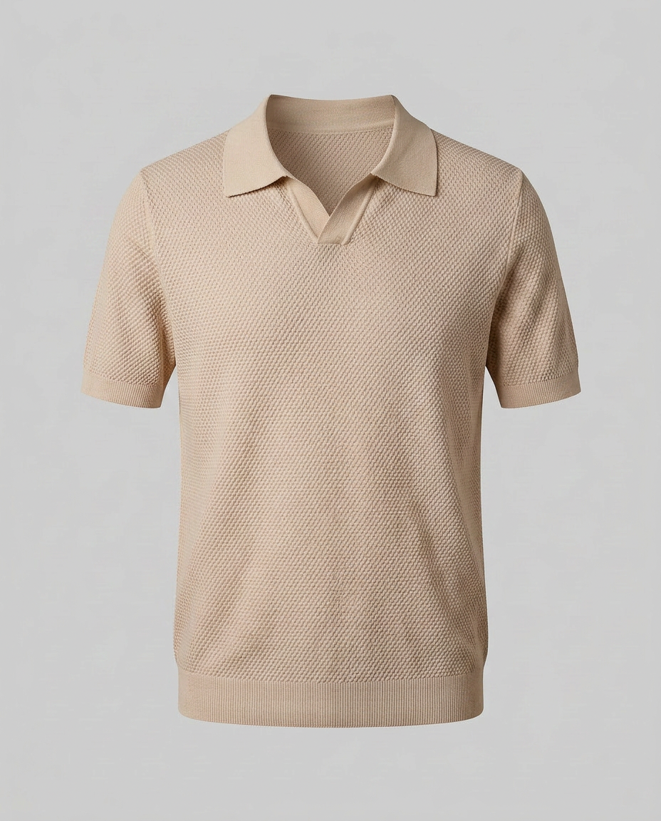 Camisa Polo Fiorano Bege