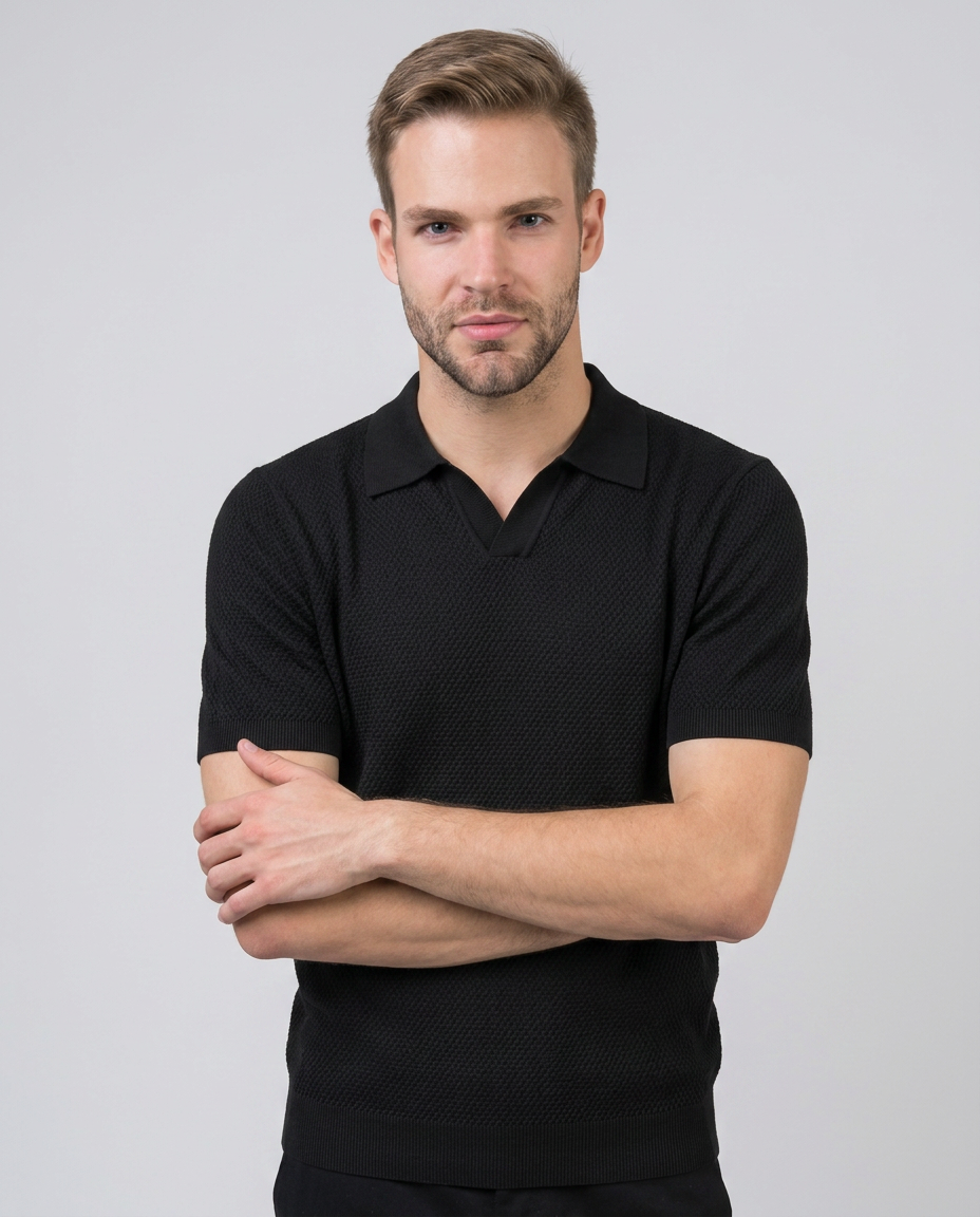 Camisa Polo Fiorano Preta