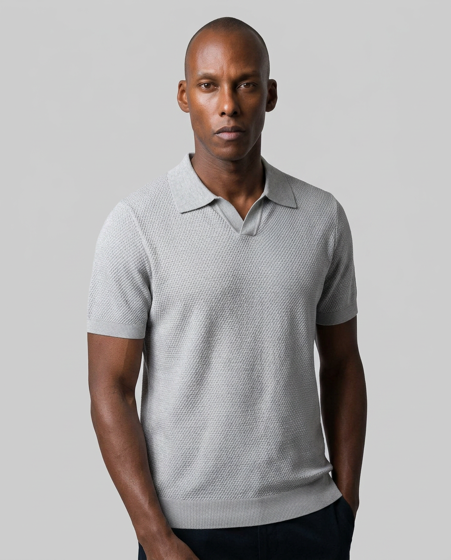 Camisa Polo Fiorano  Cinza