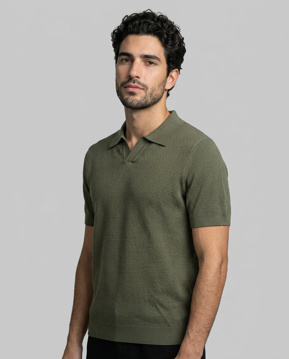 Camisa Polo Fiorano Verde Musgo